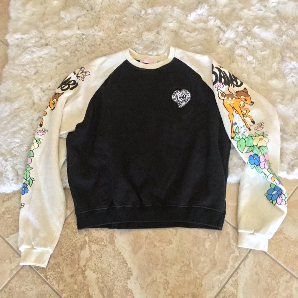 “Little sunny bite”Bambi Graphic Sweatshirt